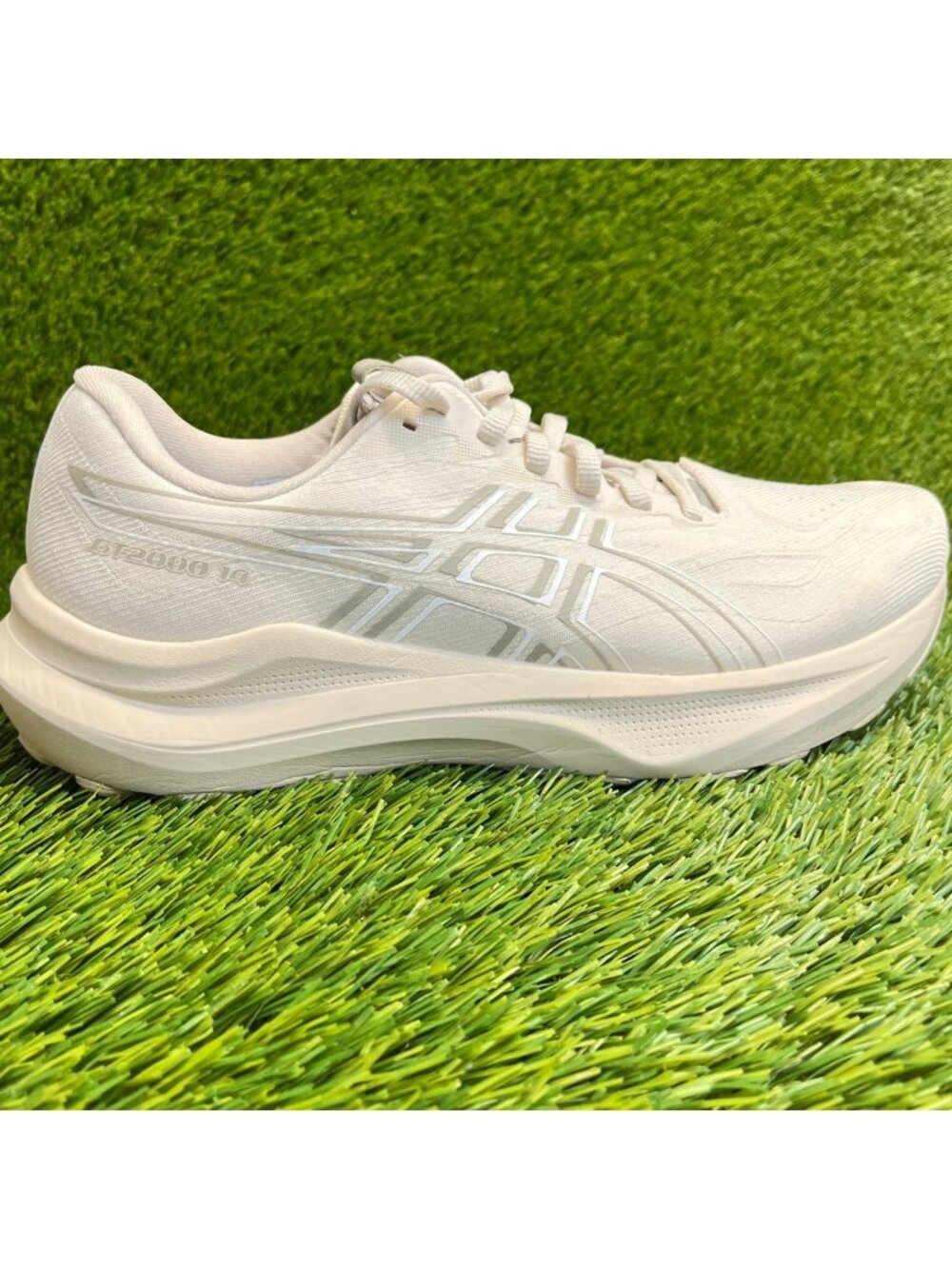 Asics GT-2000 14 Womens Size 9.5 Beige Athletic Walking Running Shoes Sneakers - Picture 1 of 10